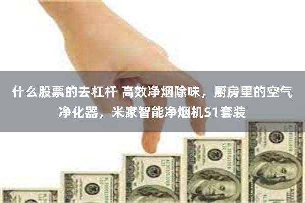什么股票的去杠杆 高效净烟除味，厨房里的空气净化器，米家智能净烟机S1套装