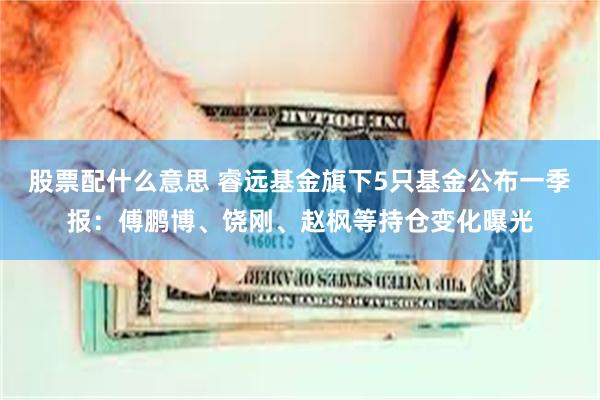 股票配什么意思 睿远基金旗下5只基金公布一季报：傅鹏博、饶刚、赵枫等持仓变化曝光