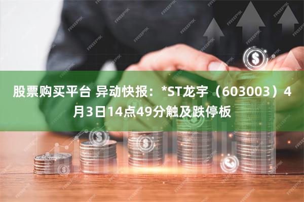 股票购买平台 异动快报：*ST龙宇（603003）4月3日14点49分触及跌停板